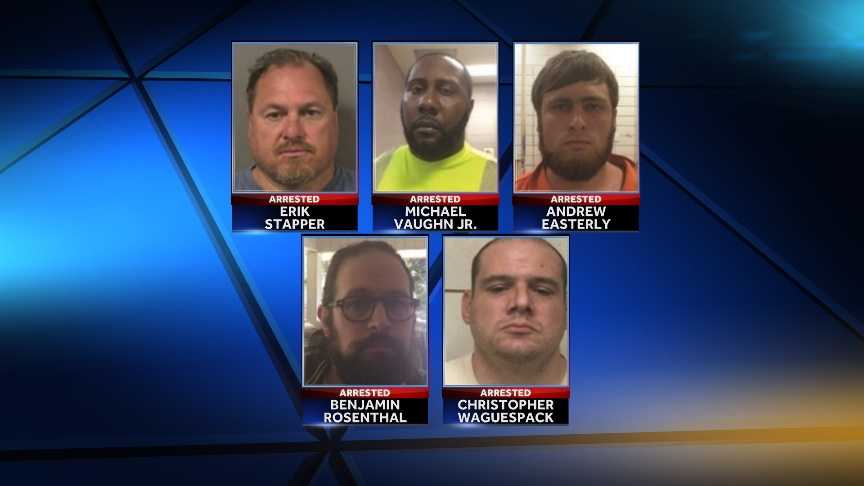 Five Louisiana men arrested on suspicion of child pornography, attorney ...