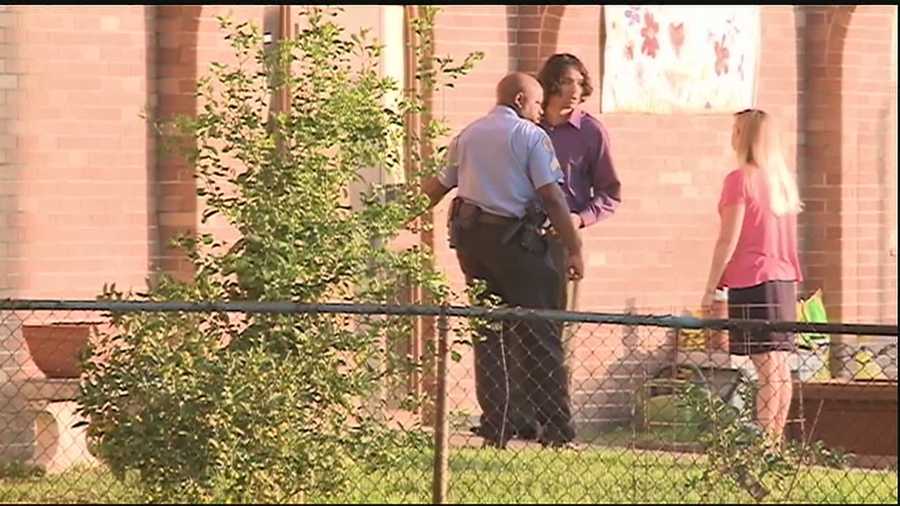Two teachers are safe Wednesday after they were forced inside a school and robbed at gunpoint.