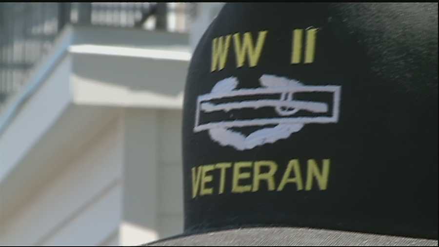 An 89-year-old World War II veteran was robbed outside his Mid-City home Tuesday afternoon.