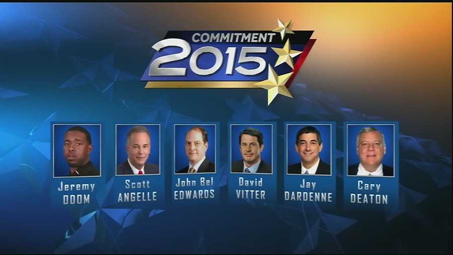 Six of the candidates vying to become the next governor of the state of Louisiana made their way to the WDSU studios Thursday for the first major televised gubernatorial debate of the campaign.