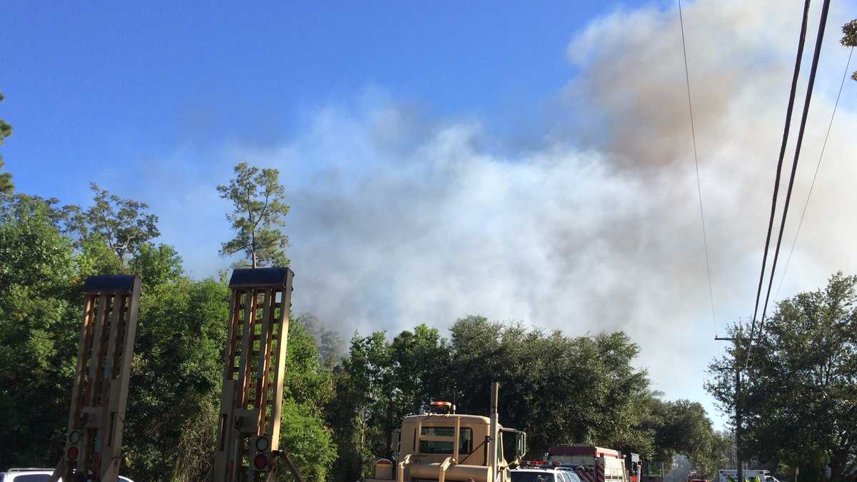 State, parish firefighters battle marsh fire in