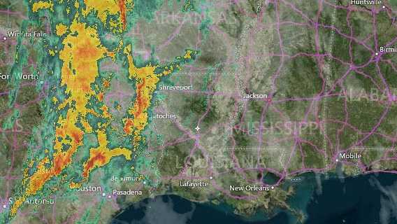 Strong Storms To Move Into Louisiana Tuesday