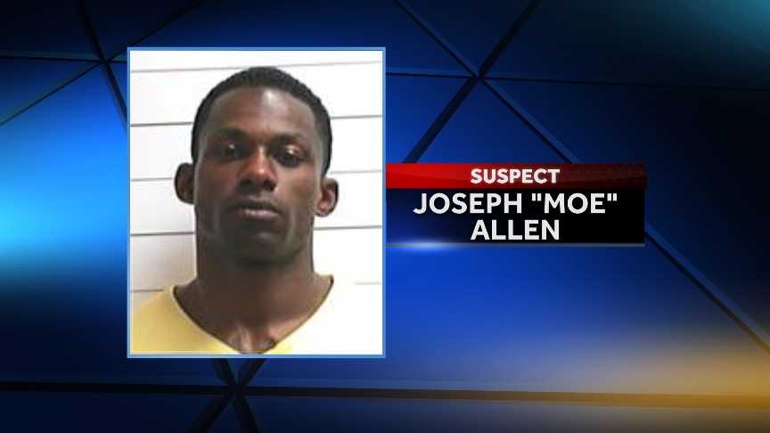 Joseph "Moe" Allen, 32, was identified as a suspect on Nov. 27. He turned himself in to authorities the next day on 17 counts of attempted first-degree murder.