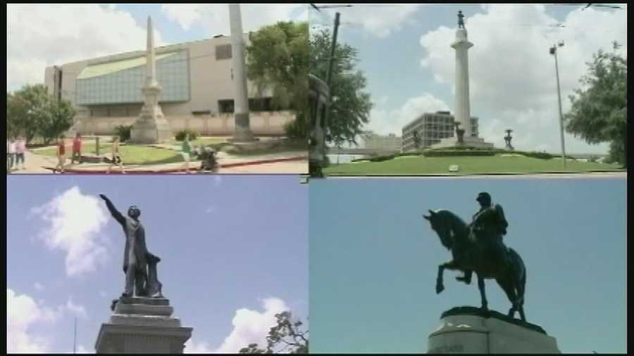 A debate before the City Council to remove prominent Confederate monuments along some of New Orleans' busiest thoroughfares is stirring emotions as supporters on both sides of the issue flocked to City Hall.