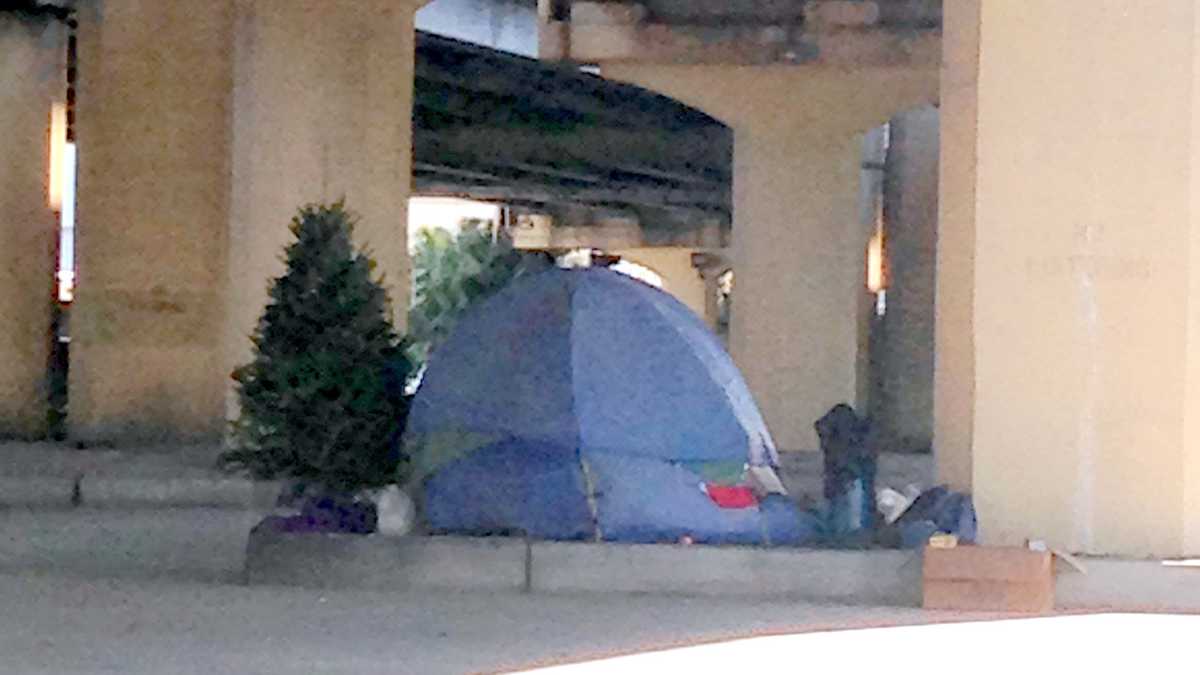 Homeless community in CBD loses holiday spirit after city workers