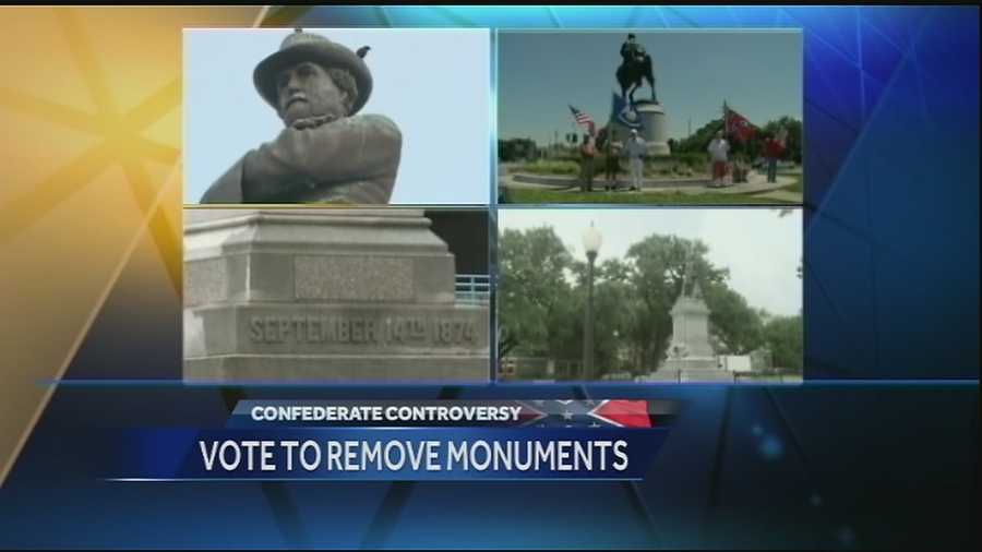 Mayor Mitch Landrieu considers the monuments public nuisances and said they should be taken down.