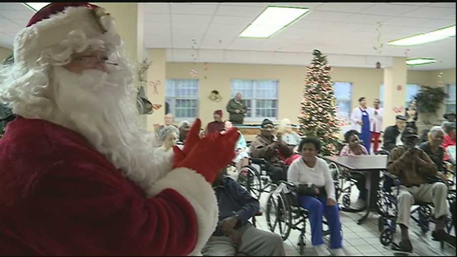 Orleans Parish Sheriff Marlin Gusman and his staff spent the day spreading Christmas cheer to residents at several senior living facilities across the city.