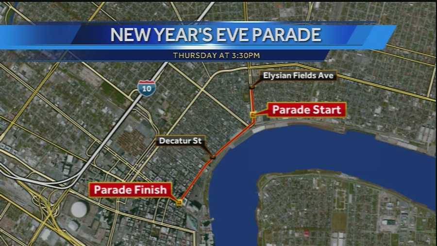 Follow the Sugar Bowl New Year's Eve Parade with the WDSU Parade Tracker