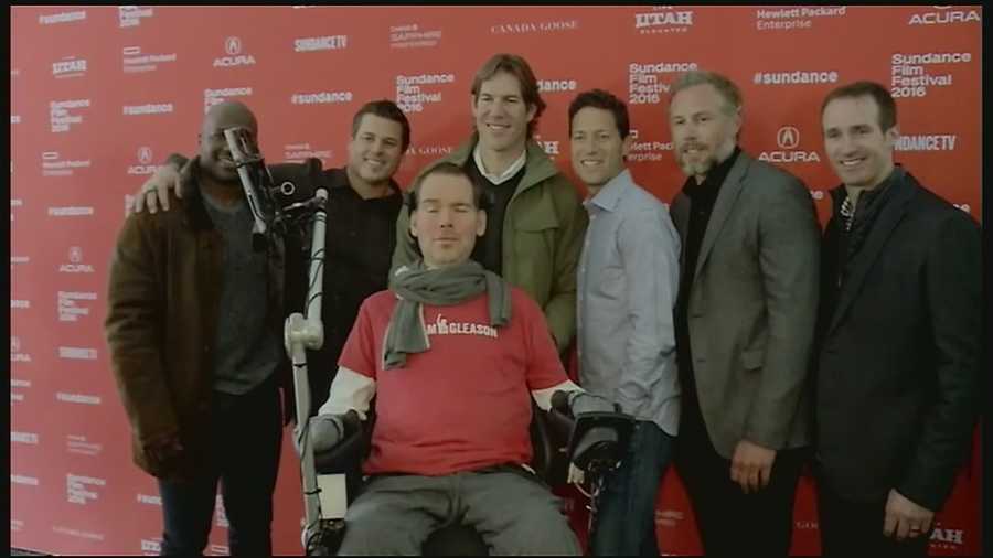 A moment years in the making happened Saturday morning for Steve Gleason. The former Saints star's film "Gleason" made its world premiere at the Sundance Film Festival.