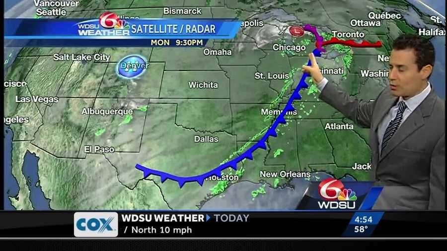 Jan. 26 forecast: Approaching front to bring rain, cold air