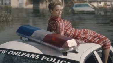 A screen shot from the music video for "Formation."