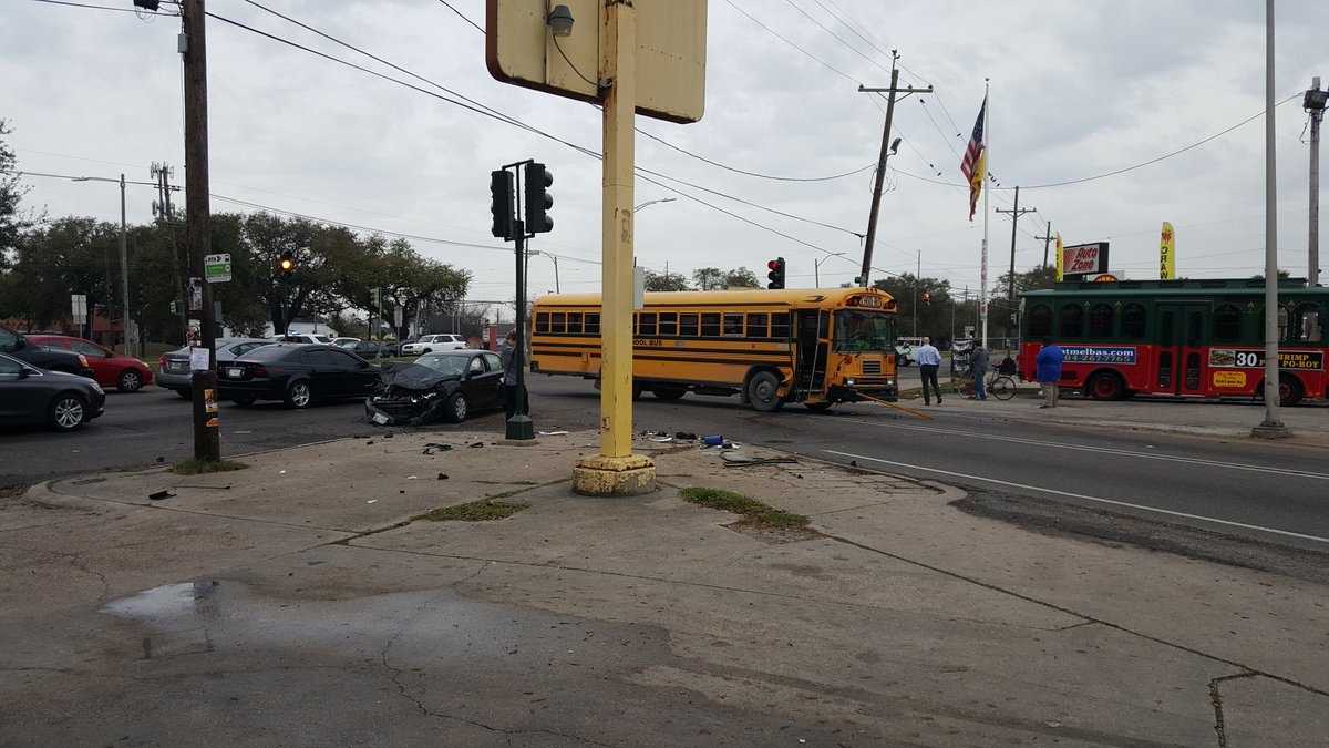 NOPD investigates school bus accident on Elysian Fields Avenue