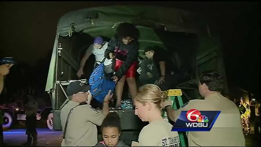 The St. Tammany Parish Sheriff's Office said more than 700 people were rescued since Friday.