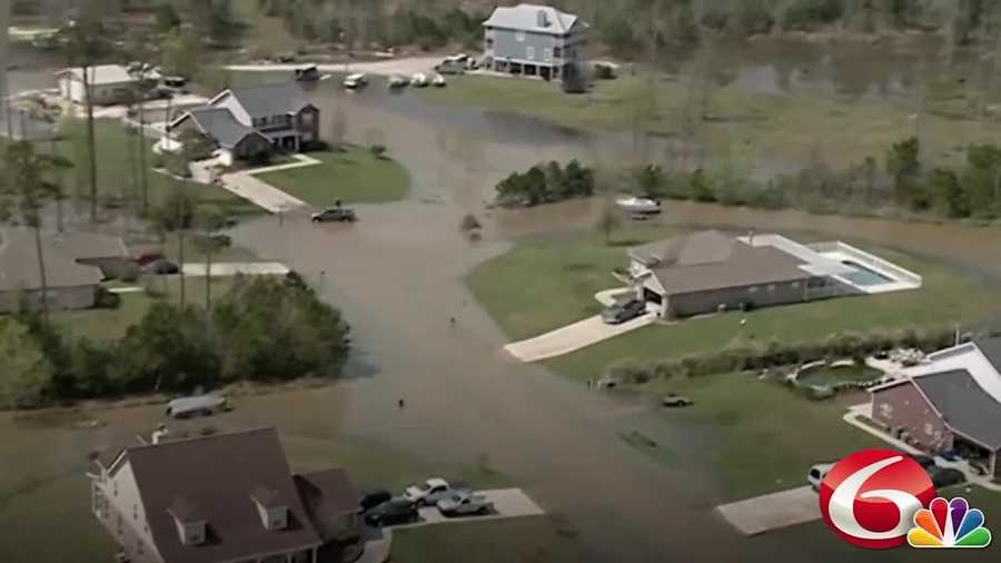 The St. Tammany Parish Sheriff's Office invited the media to view the damage wrought in the parish from severe flooding.