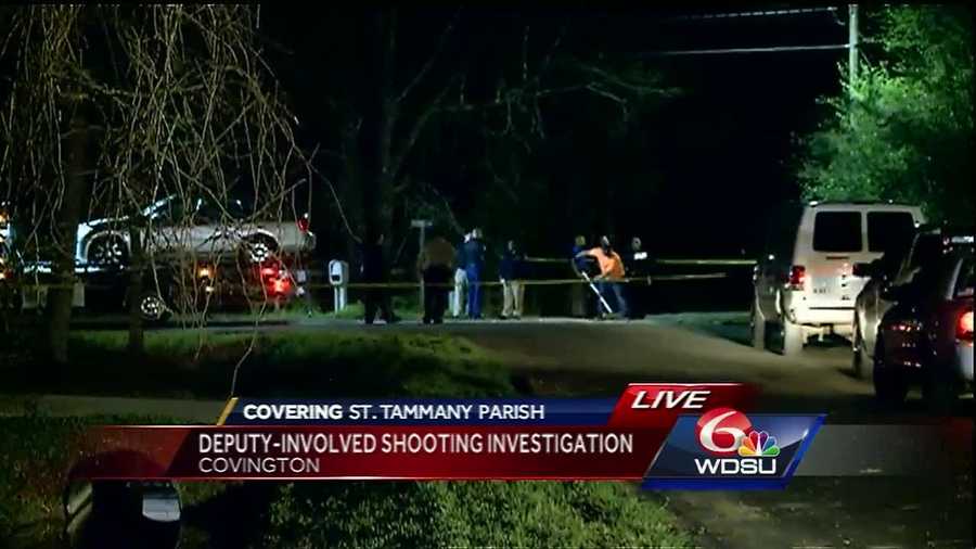 Louisiana State Police is investigating after a man was shot and killed Saturday night after a chase with a deputy in Covington.