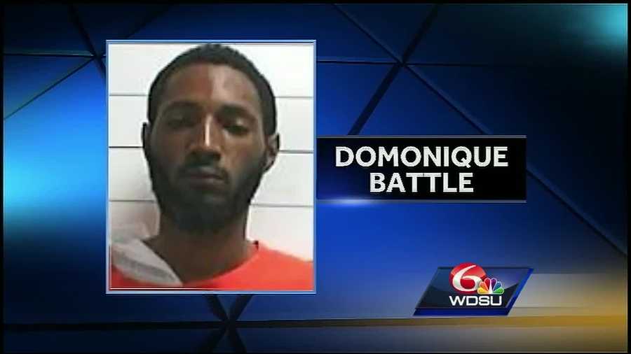 New Orleans Police Superintendent Michael Harrison said Domonique Battle got away while being treated at University Medical Center. 