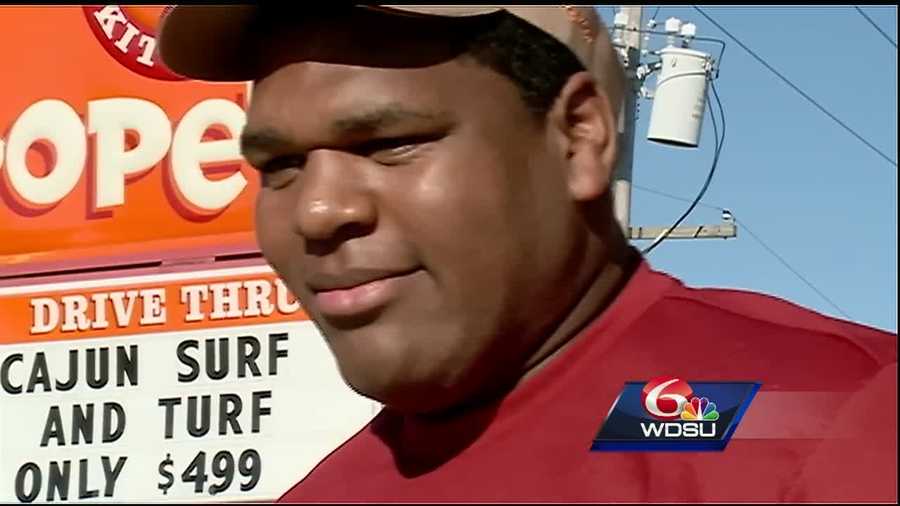 A teen on a job interview at a Popeyes in New Orleans East gave a job-clinching performance when he stopped a robbery in progress