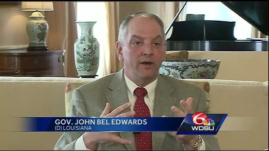 WDSU sat down with Gov. John Bel Edwards who spoke about the budget issues plaguing the state.