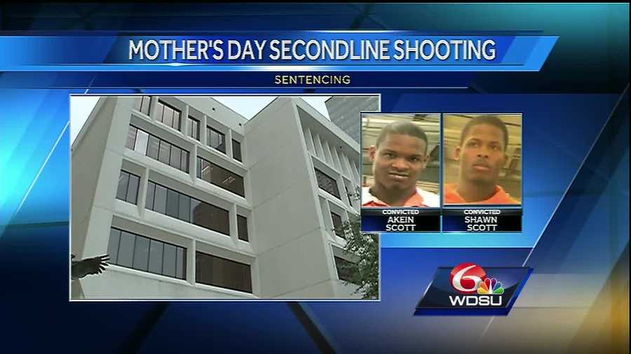 Two brothers who plead guilty to opening fire during a second line in New Orleans on Mother's Day in 2013 were sentenced Tuesday in federal court.