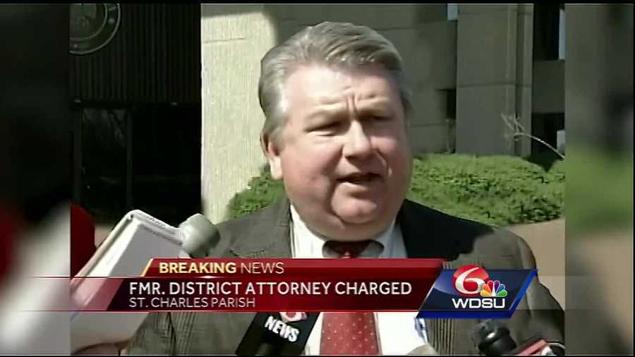 Former St. Charles Parish District Attorney Harry Morel has been charged with one count of obstruction of justice.