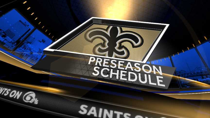 Saints 2016 preseason schedule released