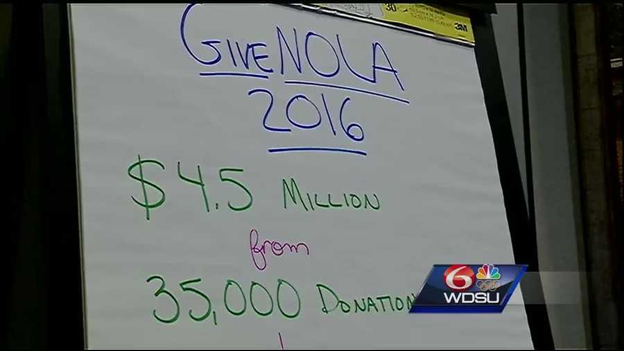 Last year, people from all 50 states and several countries donated more than $4 million. This year, the Greater New Orleans Foundation hopes to raise more than $4.5 million.