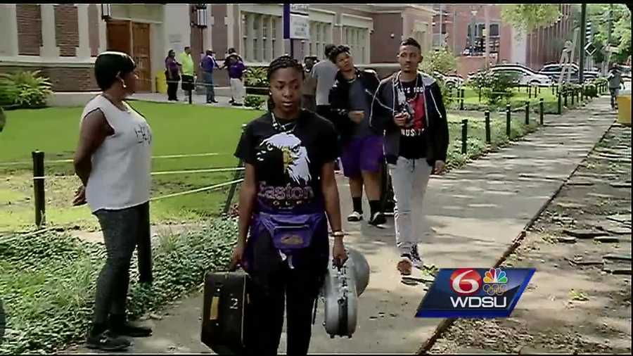 Some members of the Warren Easton High School jazz band members on about to take the trip of a lifetime -- they're going to Cuba.