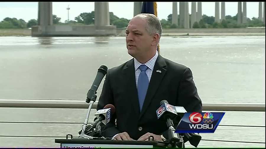 Gov. John Bel Edwards was joined by local, state and federal officials Wednesday to discuss hurricane preparedness on the first day of hurricane season.