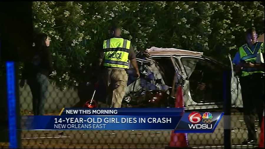 New Orleans Police are searching for the man who left the scene of a deadly accident that claimed the life of a 14-year-old girl Thursday night in New Orleans East.