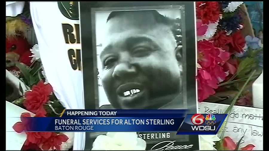 Family and friends will say their final goodbyes to Alton Sterling at a funeral service on Southern University’s campus Friday.