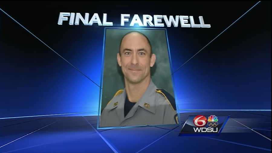 The first of three Baton Rouge officers killed Sunday will be laid to rest Friday.