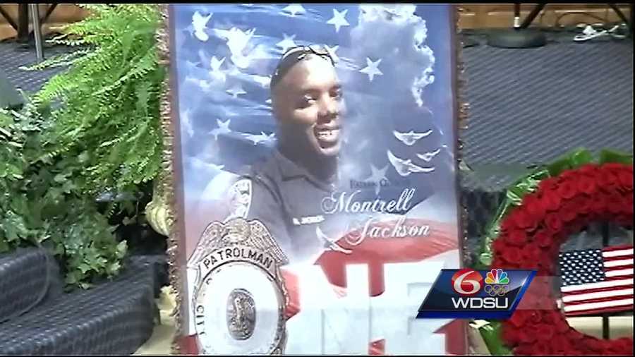 A celebration of life was held in Baton Rouge on Monday, honoring Baton Rouge Police Corporal Montrell Jackson.