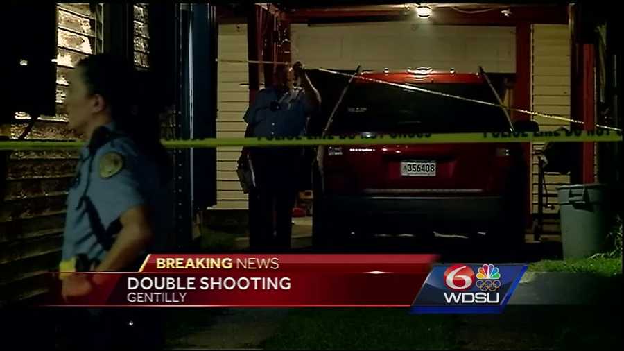 New Orleans police are investigating a double shooting in Gentilly.