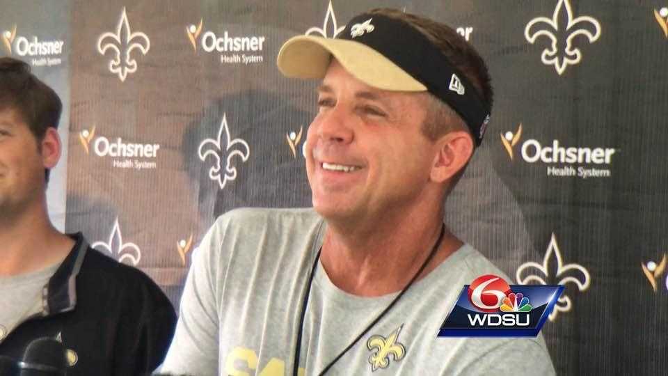 Saints head coach Sean Payton goes Hollywood, talks about