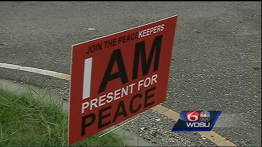 Local group the New Orleans Peacekeepers spent Saturday afternoon raising awareness for their Conflict Resolution campaign.