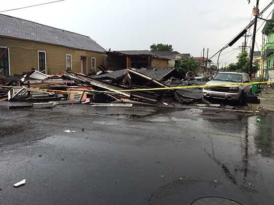 Three buildings collapse, others sustain structural damage in New Orleans