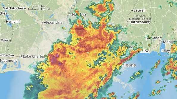 Aug. 12 forecast: Flash flood watch in effect; rounds of rain, storms