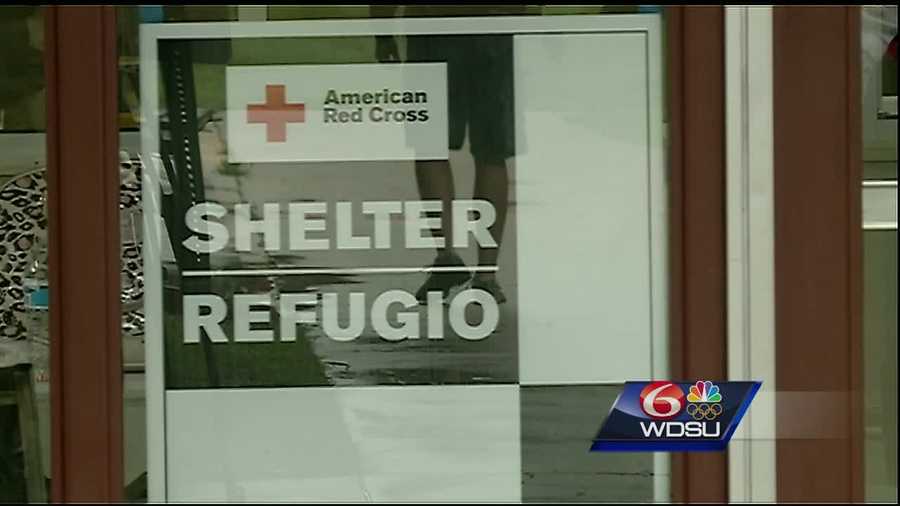 Hundreds of people across South Louisiana have been forced from their homes and are seeking shelter after record flooding. There are 29 American Red Cross and community-run shelters across the state. At one Tangiphoa Parish shelter in Hammond people were coming in by the busload.