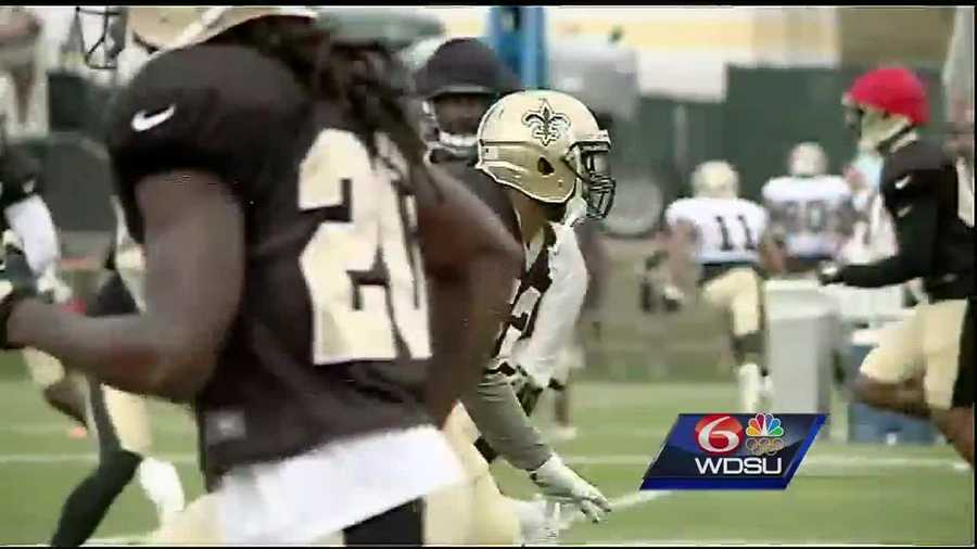 The New Orleans Saints returned to practice after their Thursday night loss to the New England Patriots.Saints head coach Sean Payton was very happy with his teams efforts at practice Saturday.Keenan Lewis didn't play against the Patriots and there's a chance he may not practice or play until the season starts, so Payton and the Saints brought in veteran cornerback Cortland Finnegan.His new teammates welcomed him by making him do 40 up-downs.Finnegan is a guy who's played in the NFL for 10 seasons most recently with the Carolina Panthers last season. He brings that toughness and experience Payton loves for his team.