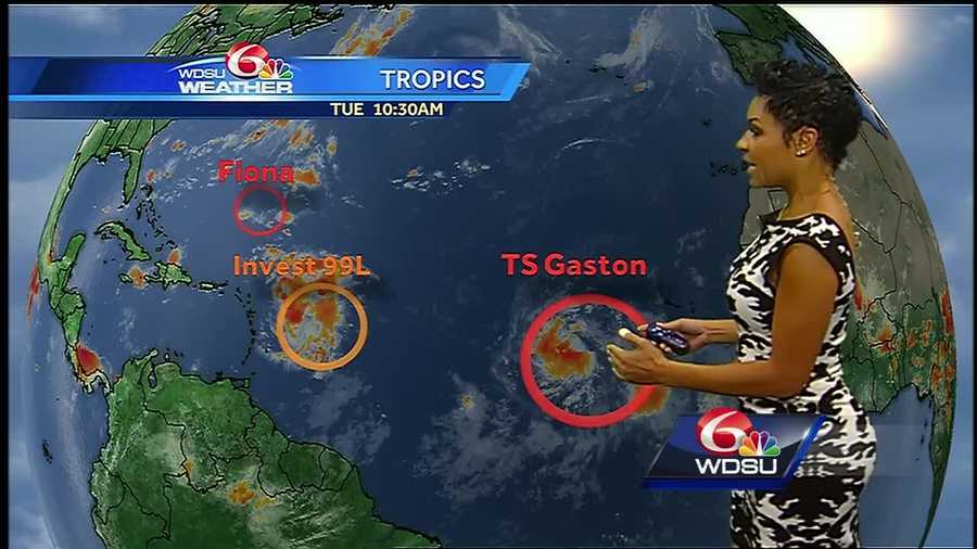 Fiona is a post-tropical cyclone, Tropical Storm Gaston is moving across the Atlantic Ocean and a tropical wave is headed toward the Caribbean. Watch the tropics update from WDSU meteorologist Kweilyn Murphy.