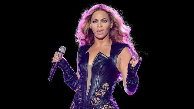 Beyonce performing during Super Bowl XLVII Halftime Show, New Orleans, Louisiana.