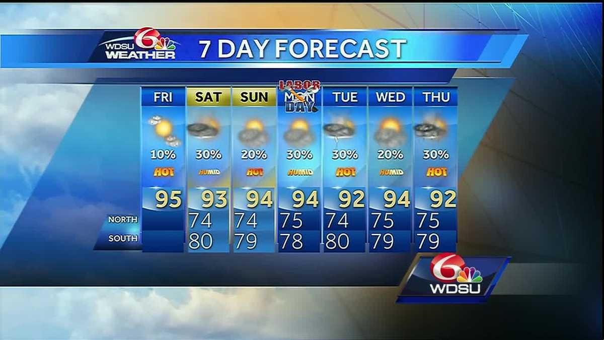 Sept 2 Forecast Another Hot Humid Day