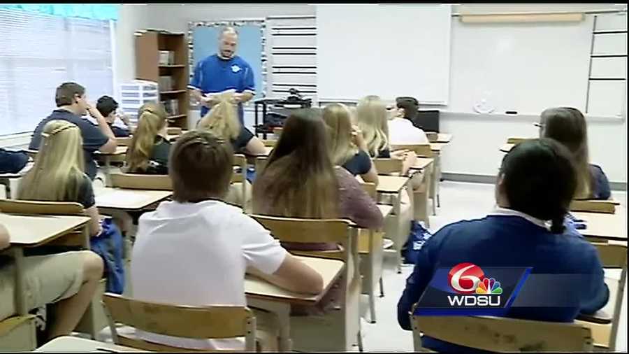 Students returned to class in Livingston Parish on Monday for the first time since the August floods damaged 1/3 of the school system's buildings.