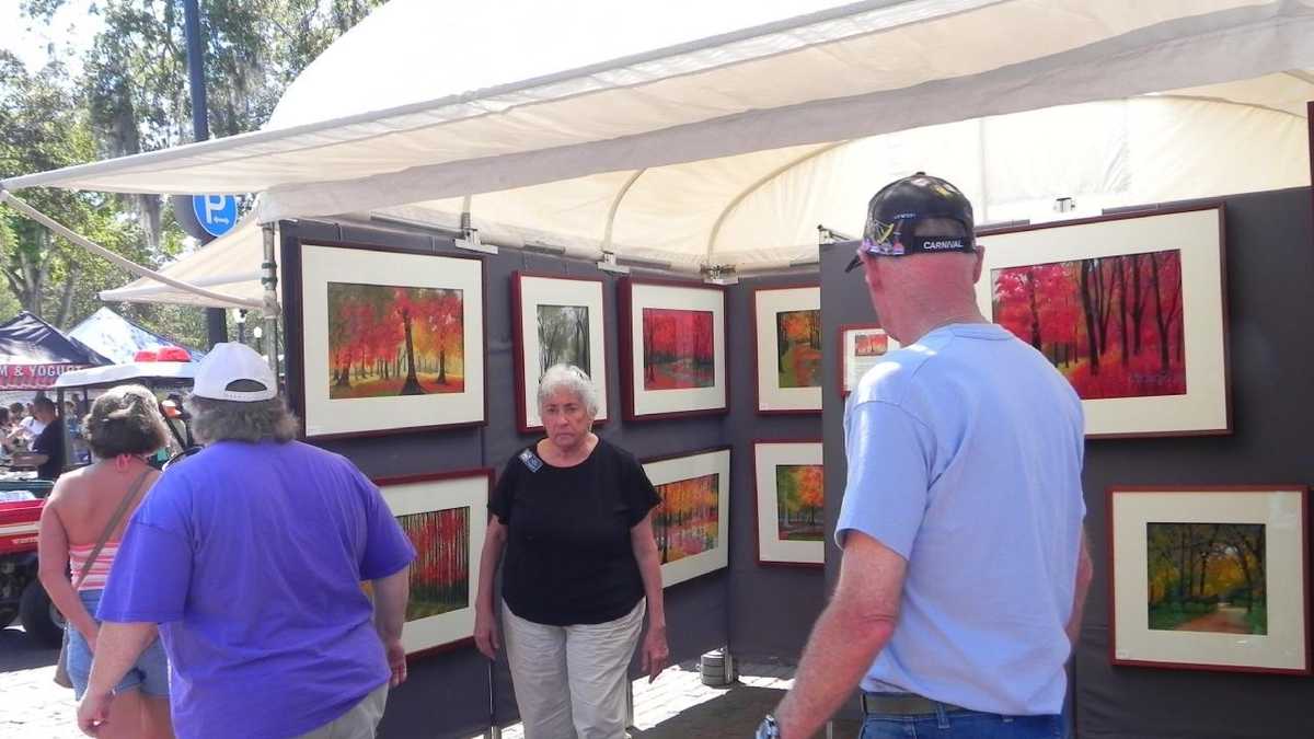 Photos Winter Park Sidewalk Art Festival