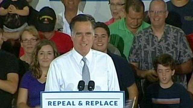 Mitt Romney makes campaign stop in Orlando