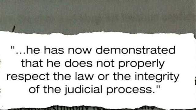 Judge's written order filed in Zimmerman bond case