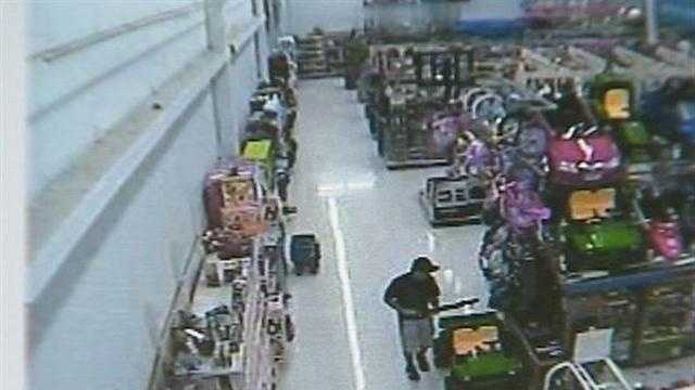 Man hides gun in toy car at Walmart