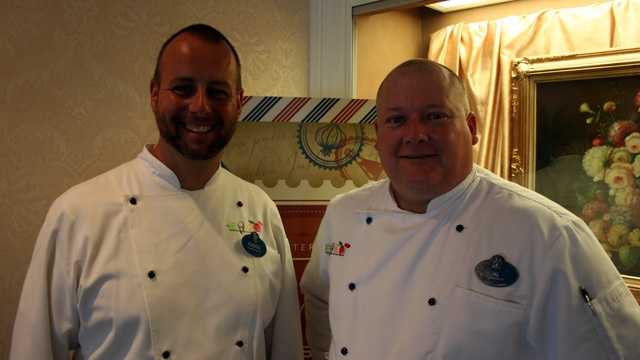 Chef Gregg Hannon (left) and Chef Al Youngman