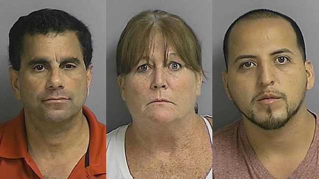 Joseph Trerrotola, 56, of Kissimmee, Maureen McHale, 53, of Kissimmee, and Jason Cordero, 27, of Orlando, were arrested and charged with resale of multi-day tickets.