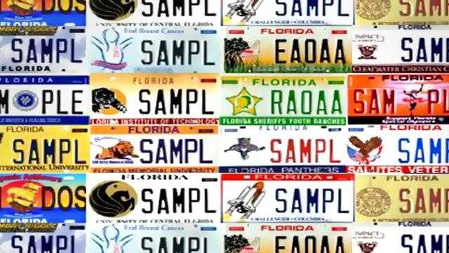 Images: Florida's specialty license plates